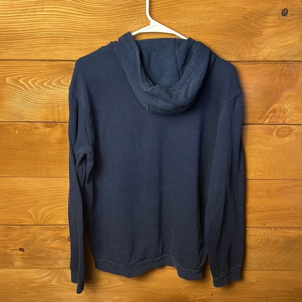 Adidas Men's Navy Blue Hoodie sweatshirt Md activewear casual workout streetwear
